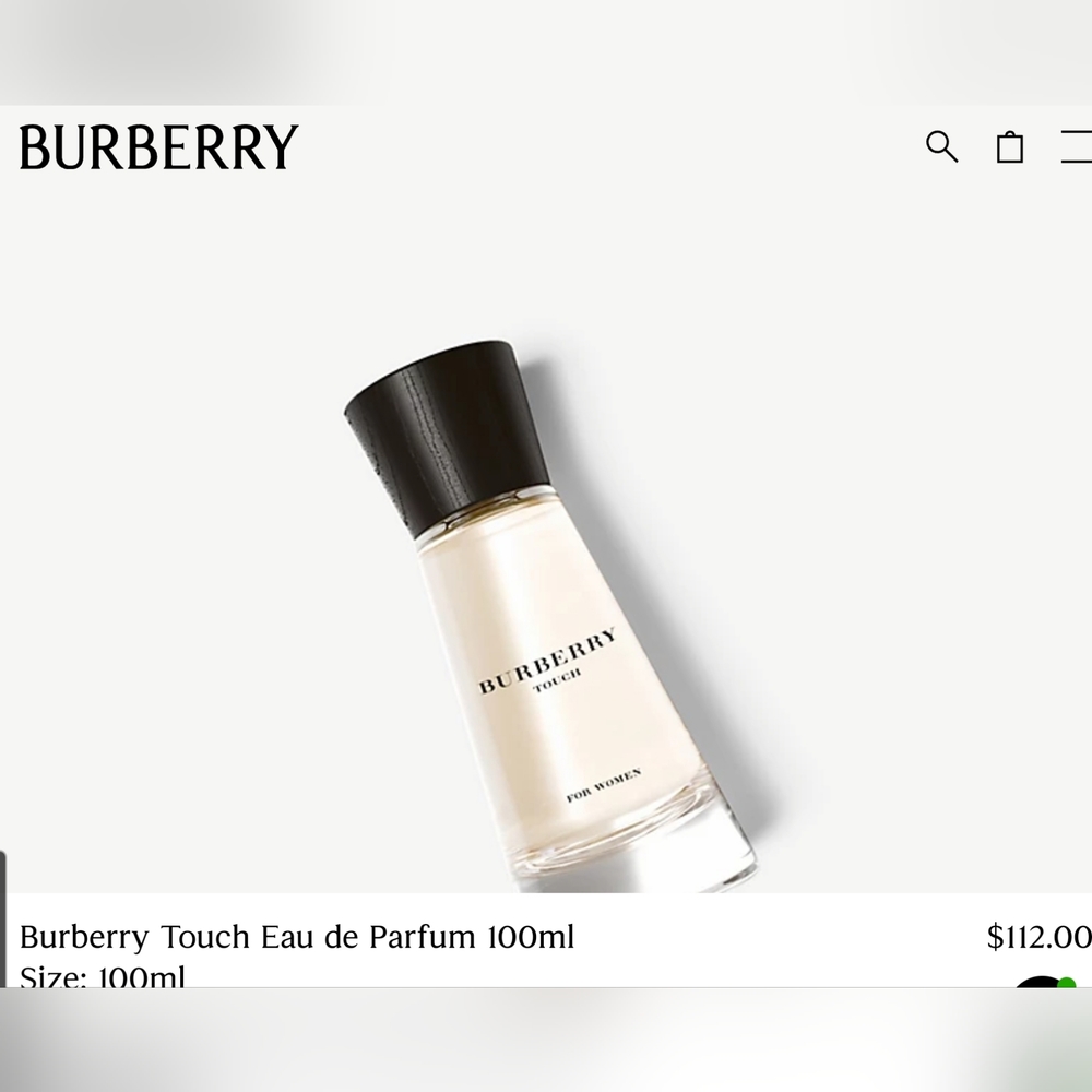 Burberry Touch Fragrance Perfume Cologne New in Sealed Box